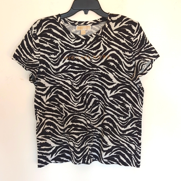 Michael Kors "zebra" top, xl - Picture 1 of 3